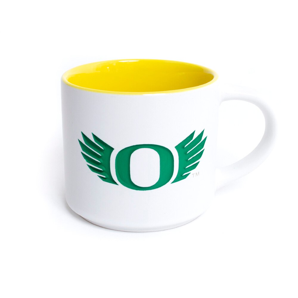 O Wings, Spirit Product, White, Traditional Mugs, Ceramic, Home & Auto, 15 ounce, Bistro Mug, Engraved, 599488